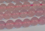 CAG7151 15.5 inches 8mm round pink agate gemstone beads