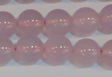 CAG7153 15.5 inches 12mm round pink agate gemstone beads