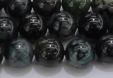 CAG7325 15.5 inches 14mm round dragon veins agate beads wholesale