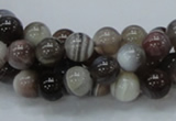 CAG736 15.5 inches 8mm round botswana agate beads wholesale