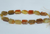 CAG7388 15.5 inches 15*20mm - 18*25mm freeform dragon veins agate beads