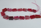 CAG7389 15.5 inches 15*20mm - 18*25mm freeform dragon veins agate beads