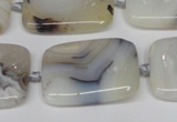 CAG7423 15.5 inches 18*25mm rectangle Montana agate beads