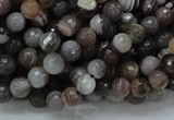 CAG743 15.5 inches 6mm faceted round botswana agate beads wholesale