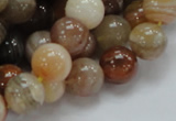 CAG765 15.5 inches 12mm round yellow agate gemstone beads wholesale