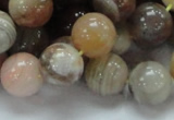 CAG766 15.5 inches 14mm round yellow agate gemstone beads wholesale