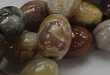 CAG774 15.5 inches 16*21mm rice yellow agate gemstone beads