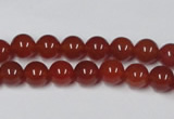 CAG7857 15.5 inches 6mm round red agate beads wholesale