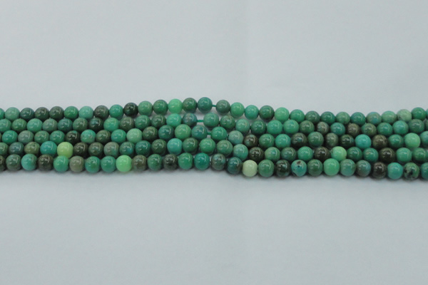 CAG7904 15.5 inches 6mm round grass agate beads wholesale