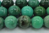 CAG7906 15.5 inches 12mm round grass agate beads wholesale