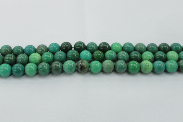 CAG7906 15.5 inches 12mm round grass agate beads wholesale