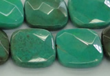 CAG7917 15.5 inches 25*25mm faceted square grass agate beads