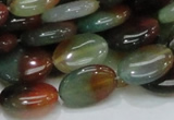 CAG795 15.5 inches 13*18mm oval rainbow agate gemstone beads