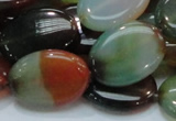 CAG798 15.5 inches 18*25mm oval rainbow agate gemstone beads