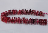 CAG8561 6*22mm - 10*26mm tyre dragon veins agate beads wholesale