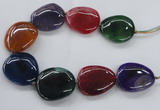 CAG8647 15.5 inches 35*40mm - 40*45mm freeform dragon veins agate beads