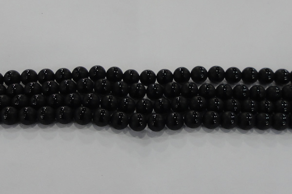 CAG8675 15.5 inches 6mm round matte tibetan agate gemstone beads