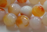 CAG869 15.5 inches 16mm faceted round agate gemstone beads