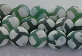 CAG8721 15.5 inches 8mm round matte tibetan agate gemstone beads