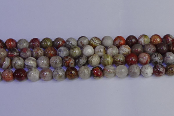 CAG9115 15.5 inches 14mm round Mexican crazy lace agate beads