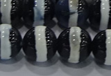 CAG9137 15.5 inches 16mm round tibetan agate beads wholesale