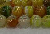 CAG9165 15.5 inches 10mm round line agate beads wholesale