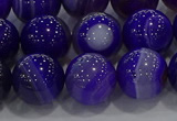 CAG9173 15.5 inches 12mm round line agate beads wholesale