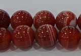 CAG9179 15.5 inches 10mm round line agate beads wholesale