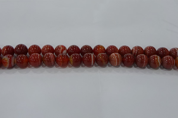 CAG9179 15.5 inches 10mm round line agate beads wholesale