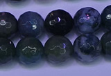 CAG9364 15.5 inches 12mm faceted round moss agate beads wholesale