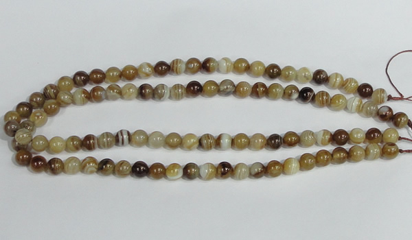 CAG937 16 inches 8mm round madagascar agate gemstone beads