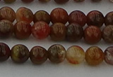 CAG9391 15.5 inches 6mm round red moss agate beads wholesale