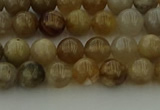 CAG9401 15.5 inches 6mm round ocean fossil agate beads wholesale