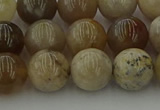 CAG9403 15.5 inches 10mm round ocean fossil agate beads wholesale