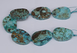 CAG9413 15.5 inches 40*50mm - 42*55mm freeform ocean agate beads