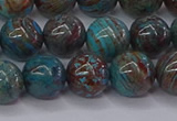 CAG9473 15.5 inches 8mm round blue crazy lace agate beads