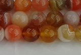 CAG9562 15.5 inches 8mm round red botswana agate gemstone beads