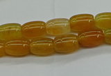 CAG9621 15.5 inches 8*12mm drum dragon veins agate beads wholesale