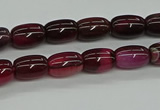 CAG9623 15.5 inches 8*12mm drum dragon veins agate beads wholesale