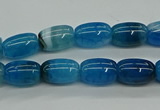 CAG9624 15.5 inches 8*12mm drum dragon veins agate beads wholesale