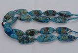 CAG9650 15.5 inches 20*40mm - 20*45mm freeform ocean agate beads