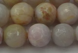 CAG9722 15.5 inches 12mm faceted round colorful agate beads wholesale