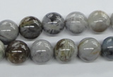 CAG973 15.5 inches 10mm round bamboo leaf agate gemstone beads