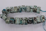 CAG9751 15.5 inches 15*28mm - 17*30mm cuboid ocean agate beads