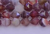 CAG9791 15.5 inches 6mm faceted nuggets botswana agate beads