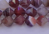 CAG9792 15.5 inches 8mm faceted nuggets botswana agate beads