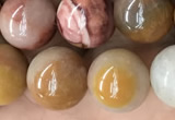 CAG9808 15.5 inches 12mm round wood agate beads wholesale