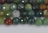 CAG9831 15.5 inches 6mm faceted round Indian agate beads