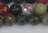 CAG9833 15.5 inches 10mm faceted round Indian agate beads