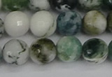 CAG9840 15.5 inches 10mm faceted round tree agate beads